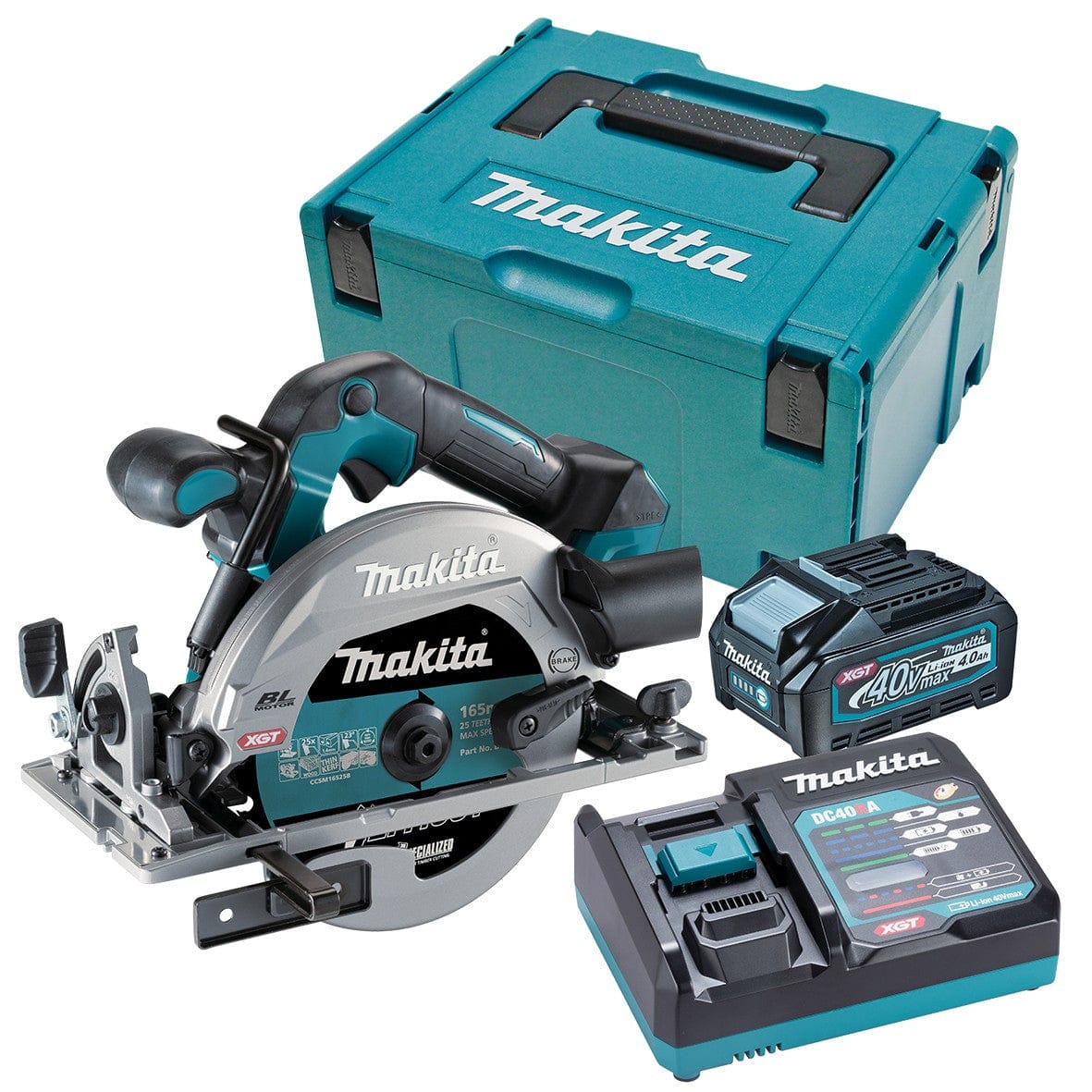 Makita 40V Max Brushless 165mm (6-1/2") Circular Saw Kit HS012GM101