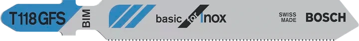 5Pce Stainless Steel Cut Jigsaw Blades T118GFS by Bosch