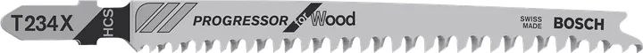 5Pce Wood Cut Jigsaw Blades T234X by Bosch