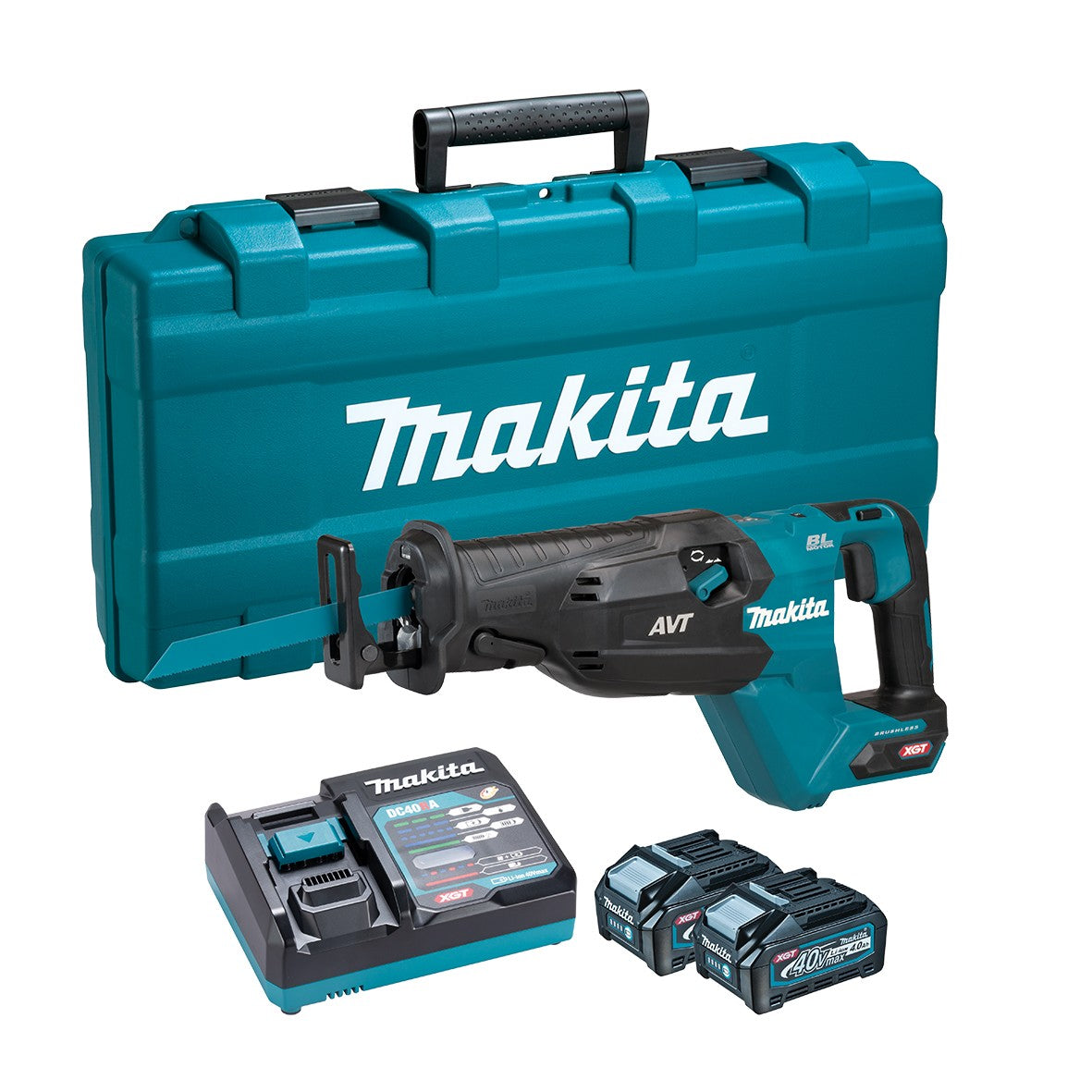 Makita 40V Max Brushless Orbital Recipro Saw Kit JR002GM201