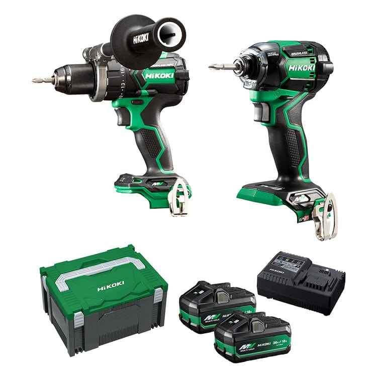 36V Brushless, 2 Piece Combo Pack - KC36DC(HRZ) by Hikoki