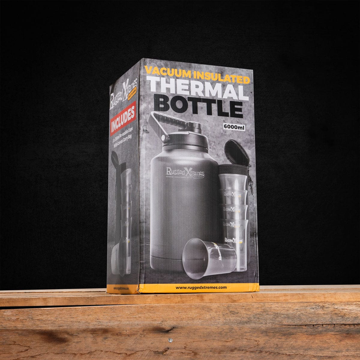 Rugged Xtremes 6L Insulated Bottle & Cups RX11D6000C-5