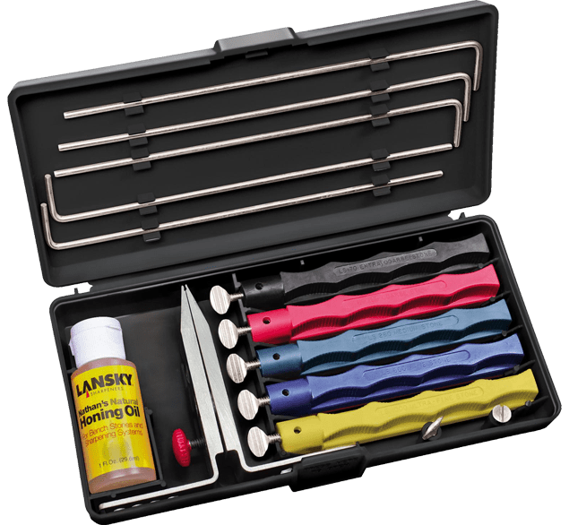 Lanksy Deluxe 5 Stone Knife Sharpening System LKCLX