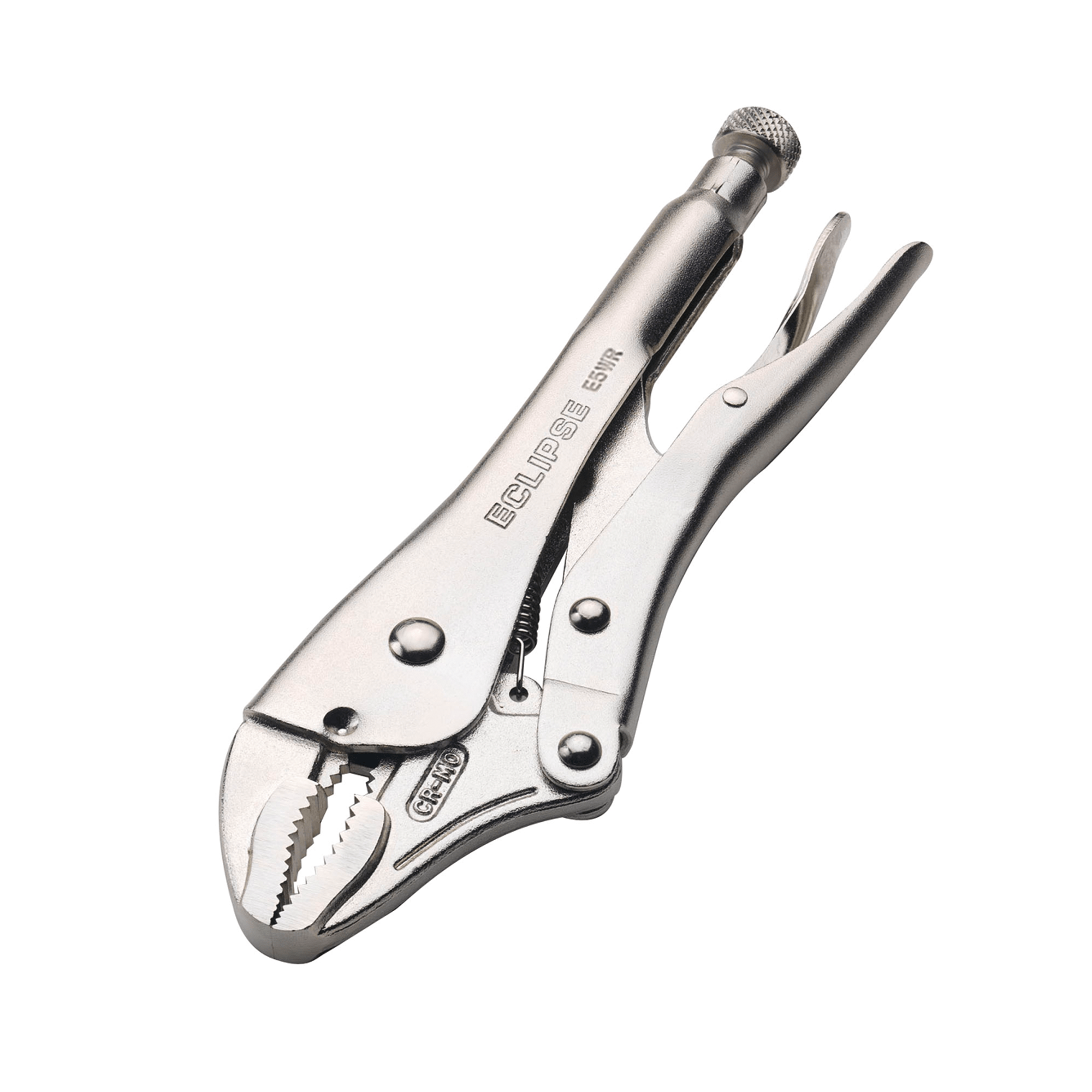 Locking Plier Curved Jaw with Cutter by Eclipse
