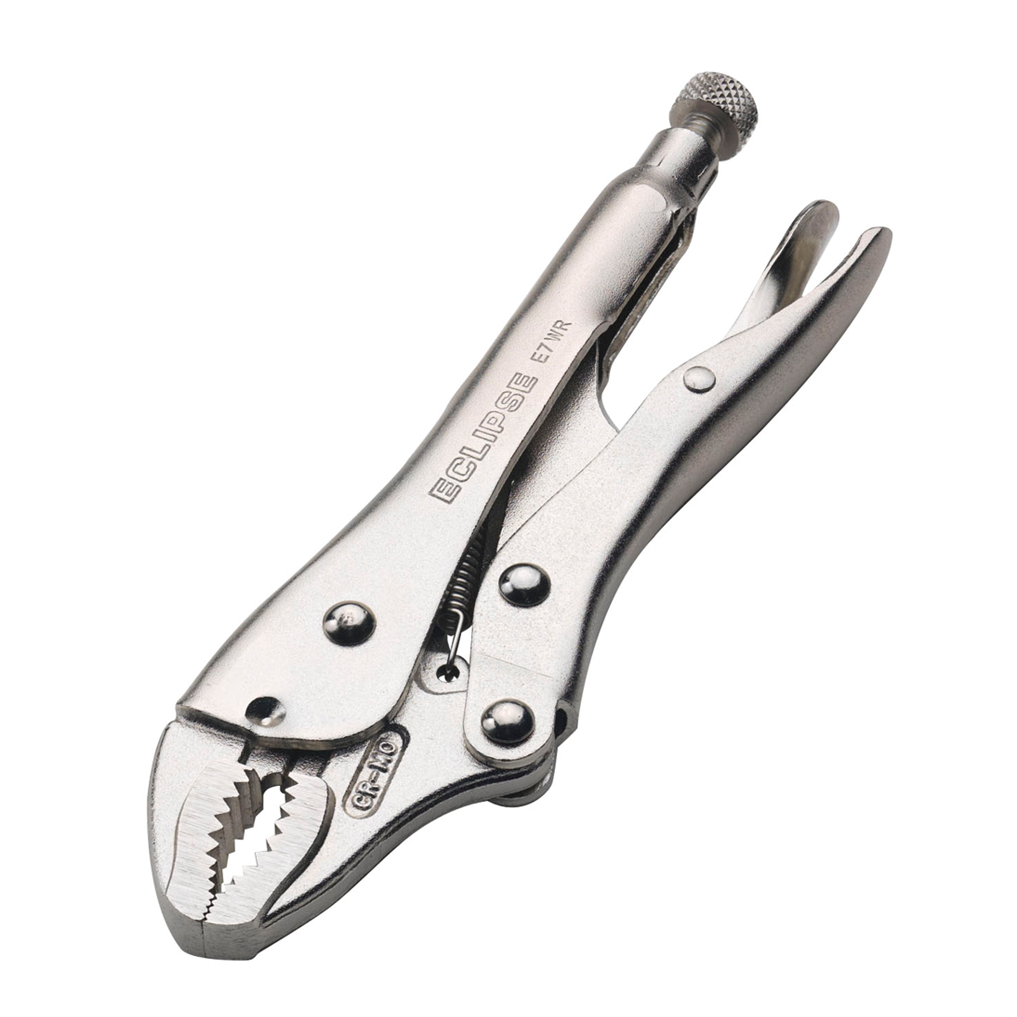 Locking Plier Curved Jaw with Cutter by Eclipse