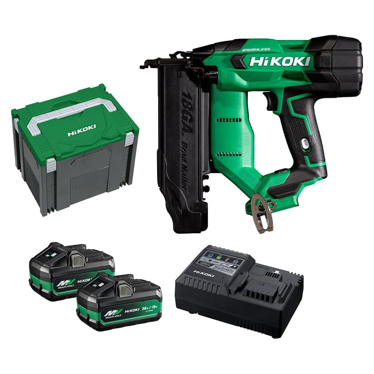 HiKOKI 18V Brushless 18G C1 Brad Nailer Kit NT1850DA(HRZ)