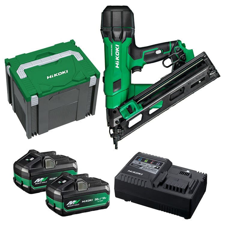 HiKOKI 18V Gasless 15G Angle Finishing Nailer Kit NT1865DAA(HXZ)