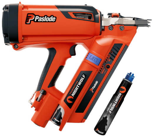 Paslode FrameMaster NightWolf 50-90mm 2x2.2Ah Gas Framing Nailer Kit NW580