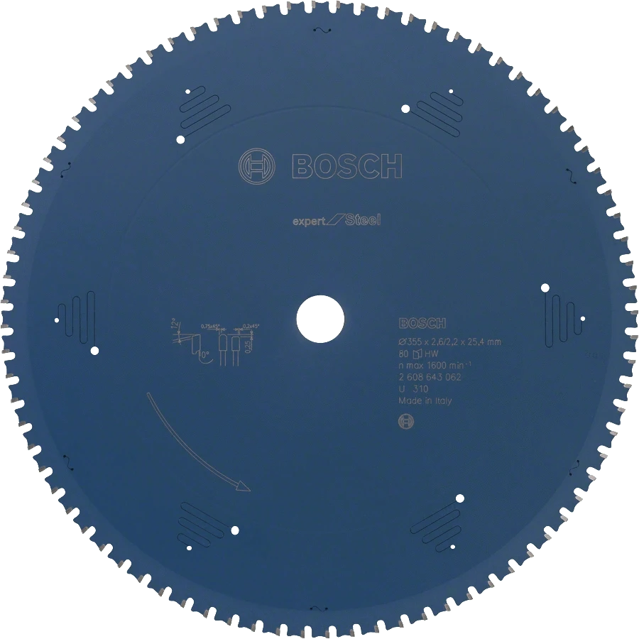 EXPERT Steel Circular Saw Blade, 355mm - 2608643062 by Bosch