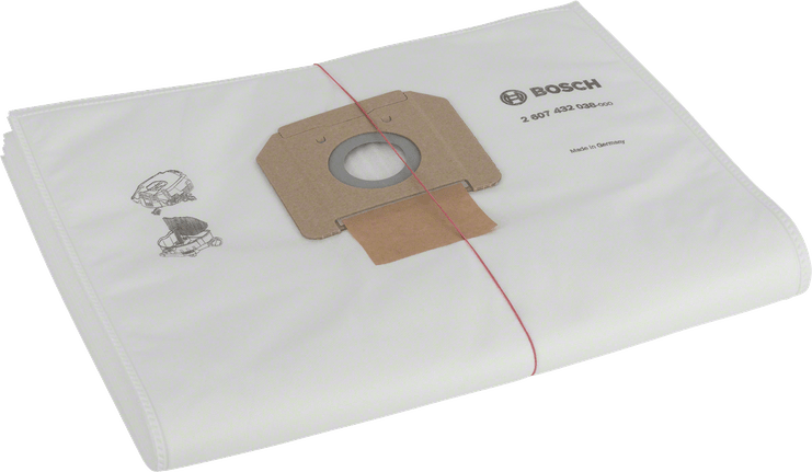 Bosch 5Pce Fleece Filter Dust Bags suit GAS 55 M AFC Professional 2607432038