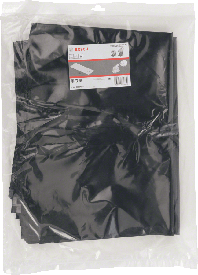 10Pce Disposal Bag 2607432043 by Bosch