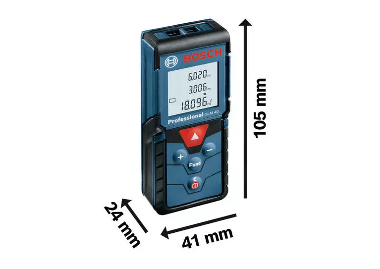 Bosch 40m Laser Distance Measurer GLM 40-12 06010729K1
