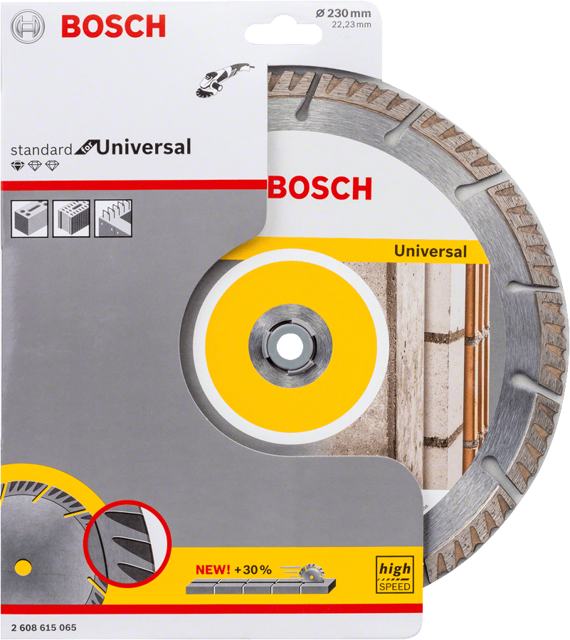 Bosch 230mm x 22.23mm PRO Multi Material Diamond Disc 2608615065