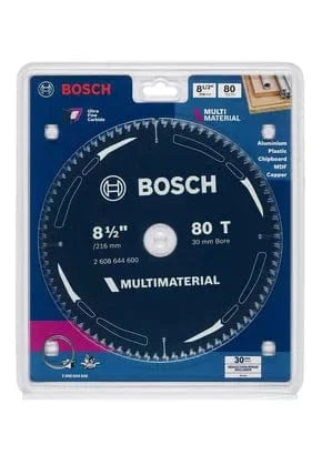 Bosch 216mm (8-1/2") x 30 x 80T Multi-Material Circular Saw Blade 2608644600