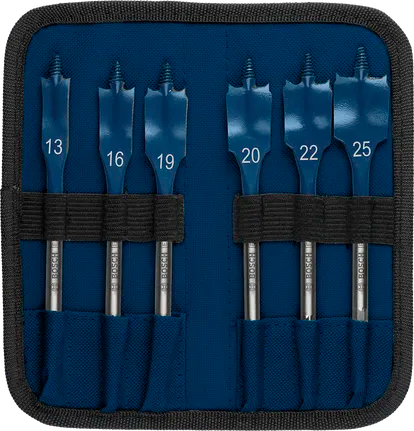 Bosch EXPERT 6Pce Self Cut Speed Spade Drill Bit Set 2608900333