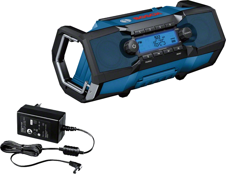 18V Jobsite FM Radio with Bluetooth® GPB 18V-2 C 06014A3040 by Bosch
