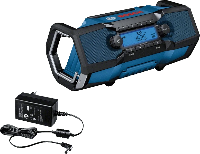 18V Jobsite FM Radio with Bluetooth® GPB 18V-2 C 06014A3040 by Bosch