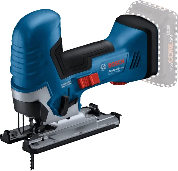 Cordless Jigsaw 18V 26mm 3500RPM - GST18V-125S by Bosch