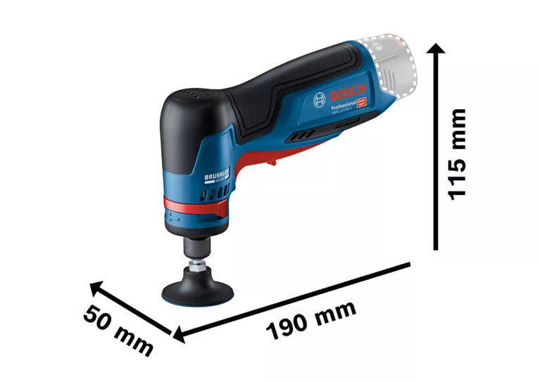 Bosch GWG 12V-50 S Professional Rotary Grinder 06013A7000
