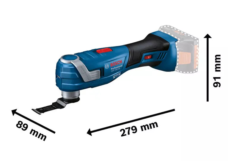 Bosch GOP 18V-34 Professional Multi-Cutter With L-BOXX 06018G2000