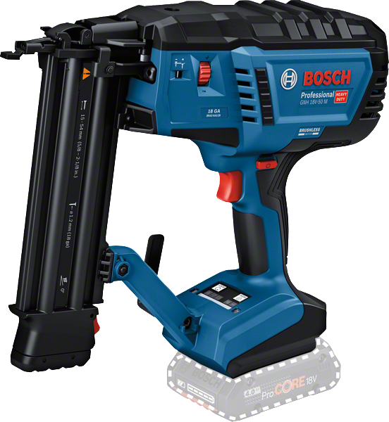 Bosch Professional Cordless Wood Nailer Bare (Tool Only) GNH 18V-50 M 0601482400