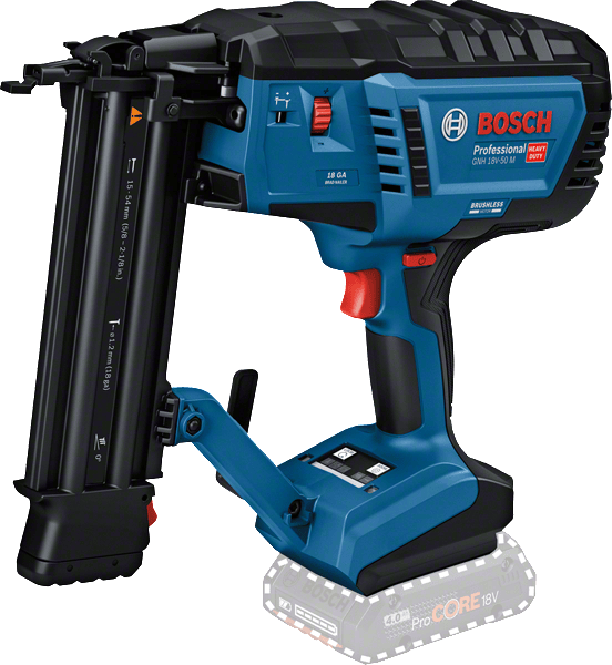 Bosch Professional Cordless Wood Nailer Bare (Tool Only) GNH 18V-50 M 0601482400