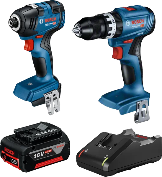 Bosch 18V Brushless 2 Piece 4.0Ah Combo Kit 0615990N47