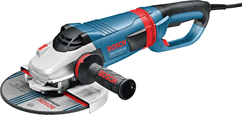 230mm 2400W Angle Grinder GWS 24-230 LVI (0601893H40) by Bosch