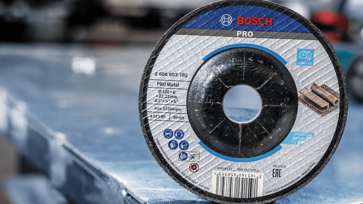 Bosch Pro Metal Bonded Grinding Disc 125 x 6 x 22.23mm 2608603182