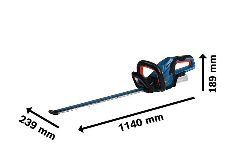Bosch 18V 60cm Hedge Trimmer With Anti-Blocking System 06008C9400