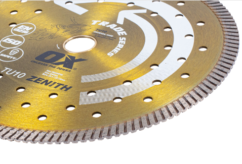 OX Premium Universal / Hard Turbo Diamond Blade – 235mm (9") OX-TU10-9