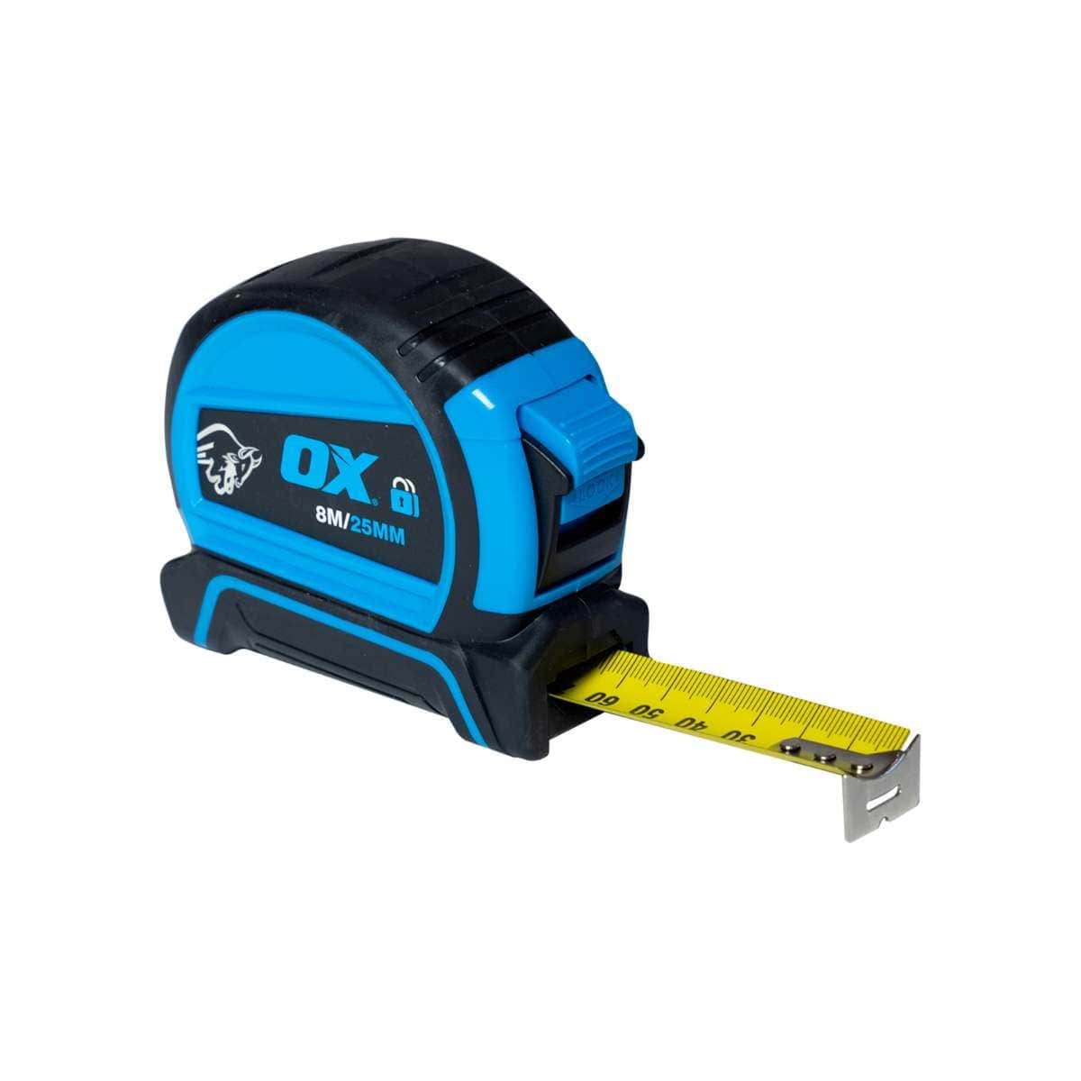 Double Locking Tape Measure 8m - OX-T505208 by OX
