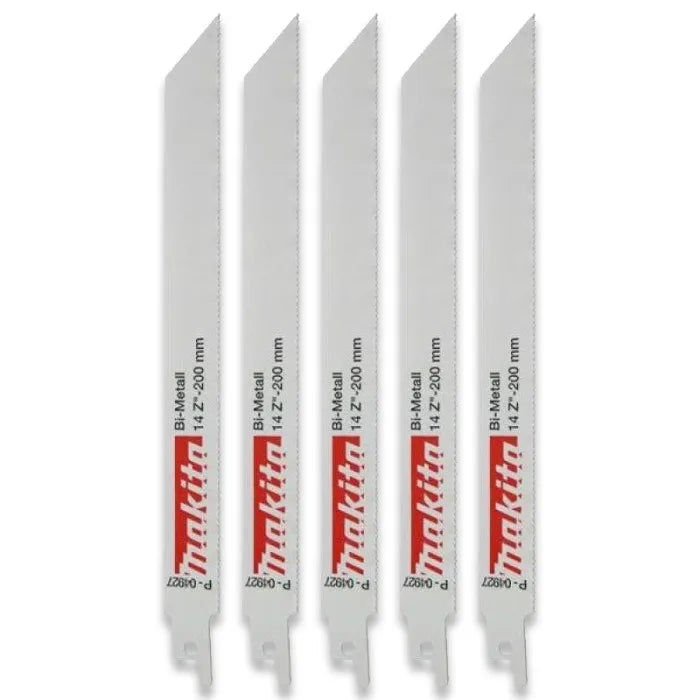 Makita 225mm 5-8TPI Bi-Metal Recipro Blade 5 Pack P-47145