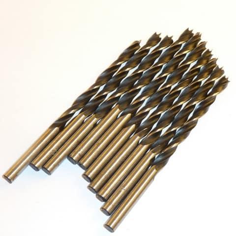HSS Brad Point / Wood Drill Bit (10Pce) Set by Hardware For Creative Finishes