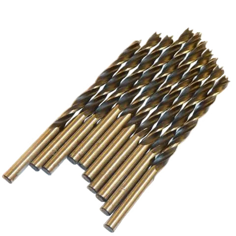 Hardware For Creative Finishes (10Pce) HSS Brad Point / Wood Drill Bit