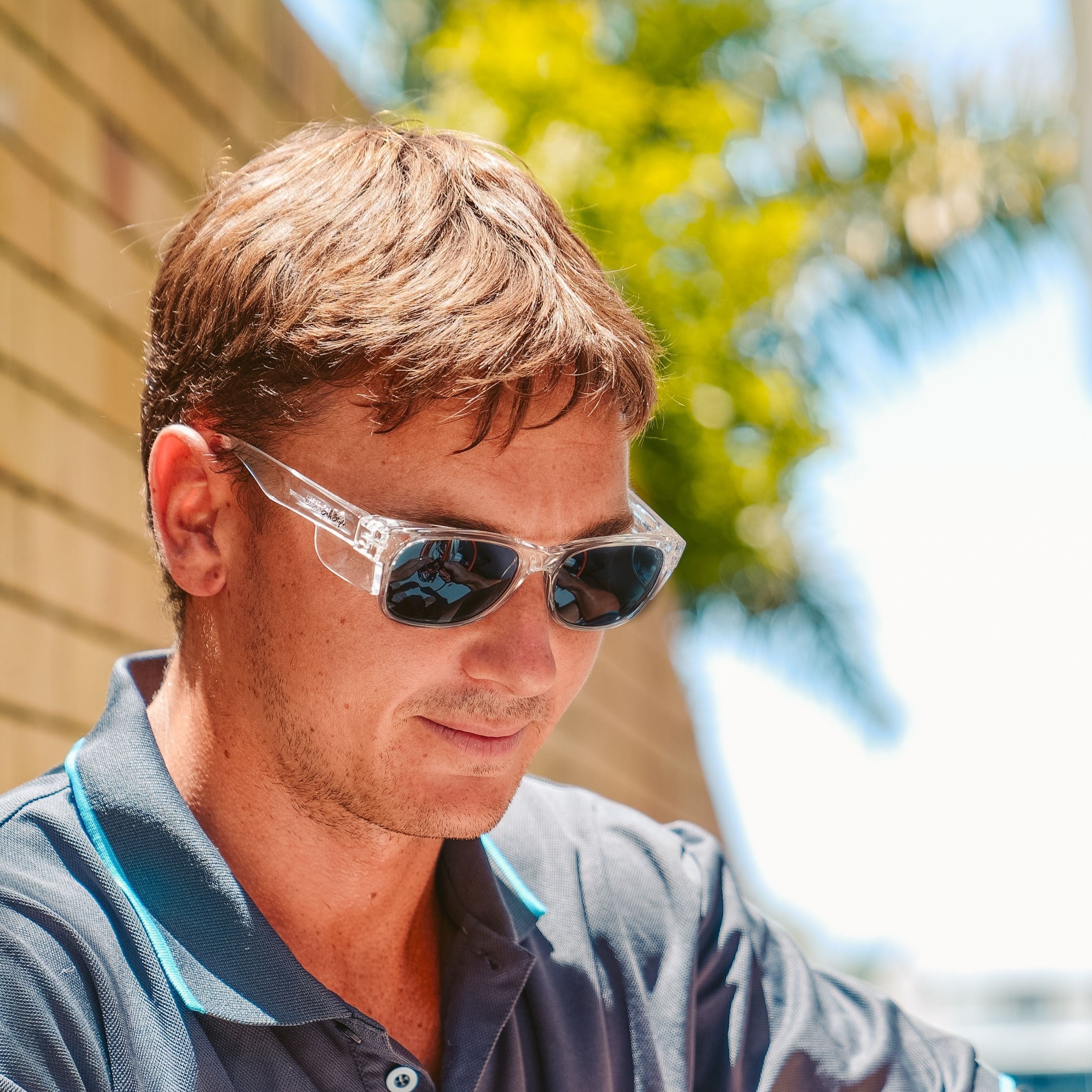 SafeStyle Classics Clear Frame Tinted Lens