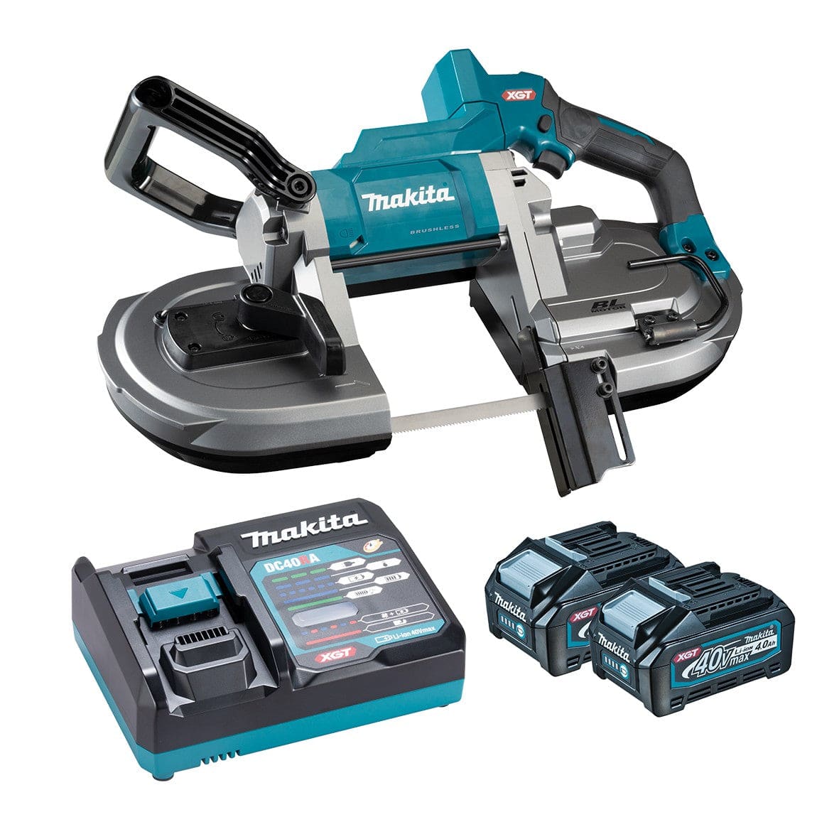 Makita 40V Max Brushless Bandsaw Kit PB002GM201