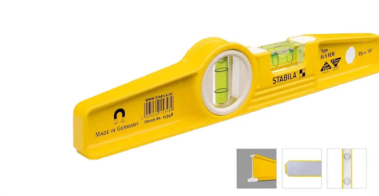 Type 81 S REM Torpedo Spirit Level 250mm by Stabila