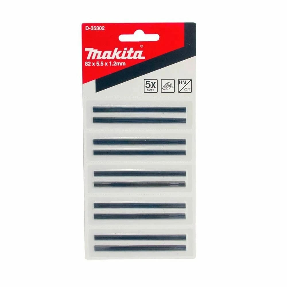 Makita 82mm Mini Disposable Double Ended Tungsten Carbide Planer Blade D-35302