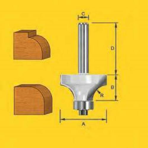 16mm 1/2SH Rounding Over RAD Router Bit TB520/2 by TruaCut