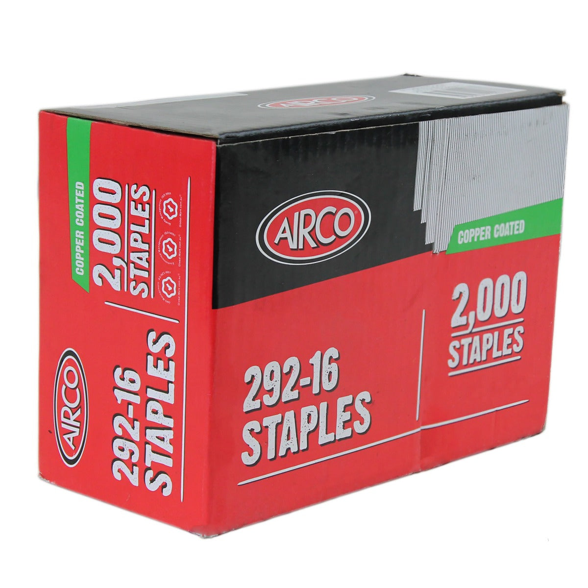 292 Series Packaging Staples 2000Pce by Airco