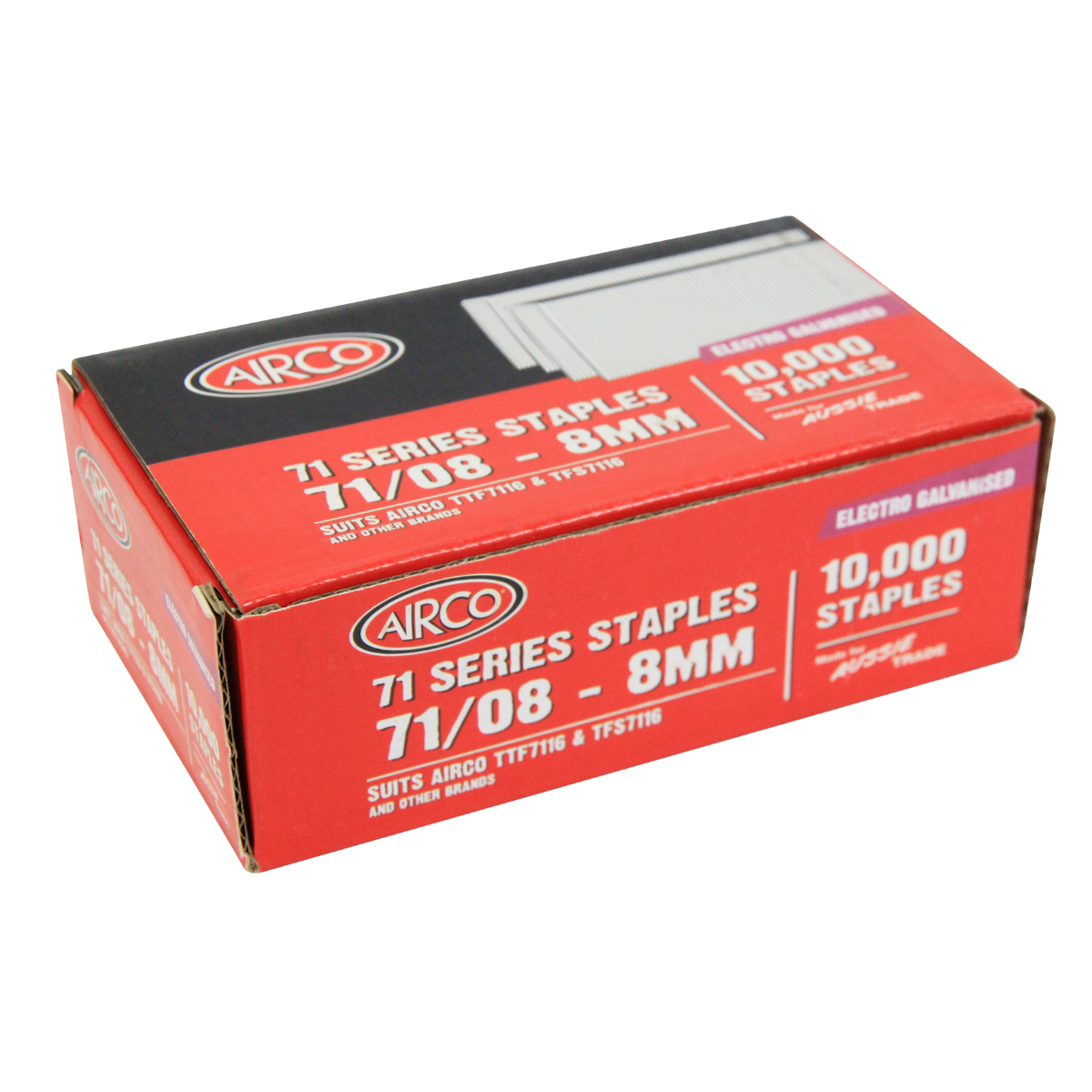 71 Series Staples 10,000Pce by Airco