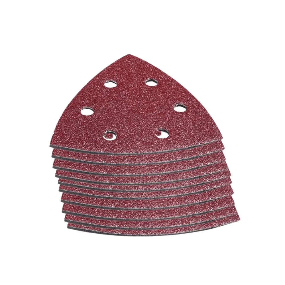 Makita 93mm Abrasive Delta Sandpaper x Mixed Assorted Grit - 10Pce