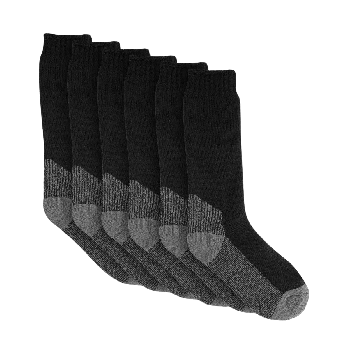 3 Pair Premium Cotton Socks Black by Moondyne