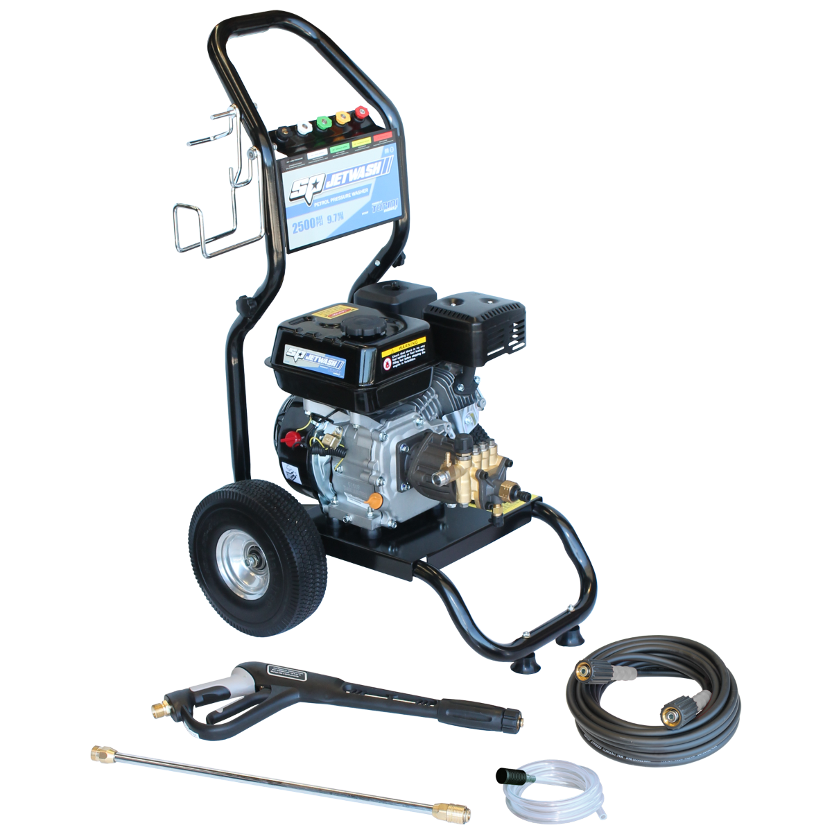 SP Tools 2500psi 9.7LPM Domestic Petrol Pressure Washer With Bonus Snow Cannon SP250PLE | Limited Edition