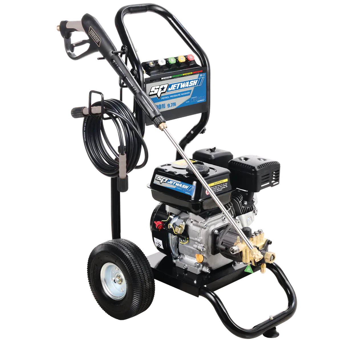 SP Tools 2500psi 9.7LPM Domestic Petrol Pressure Washer With Bonus Snow Cannon SP250PLE | Limited Edition