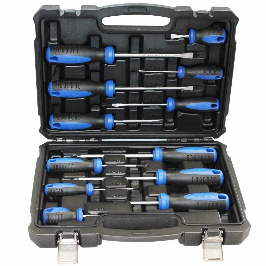Screwdriver Set 12Pce In Metal Case - SP34012 by SP Tools