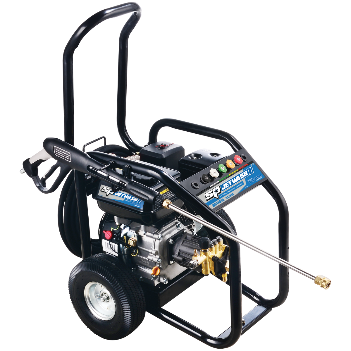SP Tools 3600psi 11.3LPM Heavy Duty Petrol Pressure Washer With Bonus Patio Cleaner SP360PLE | Limited Edition