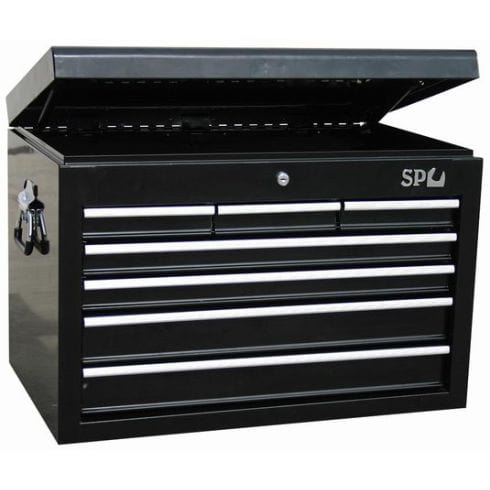 SP Tools Tool Chest (Empty) 7 Drawer Custom Series Black SP40102