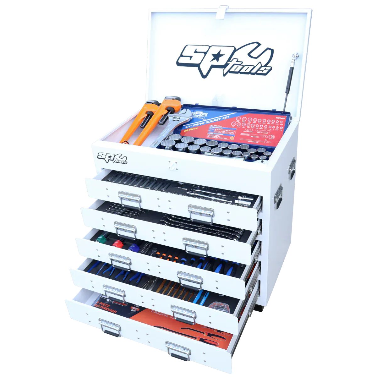 SP Tools Off Road Series 417Pce 5 Drawer Metric/SAE Tool Kit SP50211